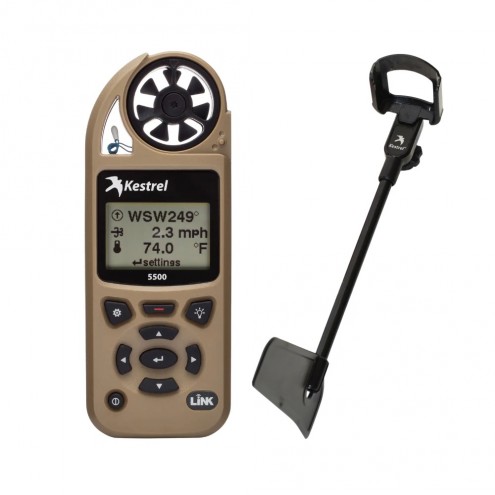 Метеостанция Kestrel 5500 с функцией LiNK + Vane Mount / Tan