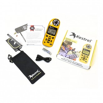 Метеостанция Kestrel 5500 с функцией LiNK + Vane Mount / Yellow