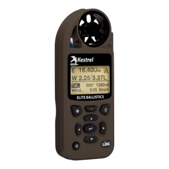 Метеостанция Kestrel 5700 Elite with Applied Ballistics с функцией LiNK / Flat Dark Earth Метеостанция Kestrel 5700 Elite with Applied Ballistics с функцией LiNK / Flat Dark Earth