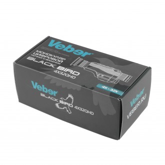 Монокуляр цифровой ночного видения Veber Black Bird 4x32QHD