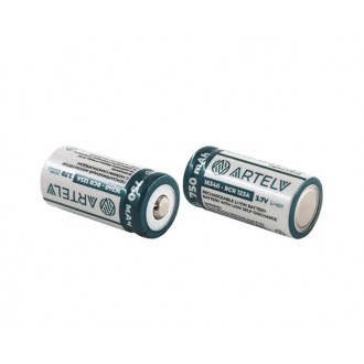 Аккумуляторные батареи RCR123 ARTELV 3.7V Li-Ion 750 mAh