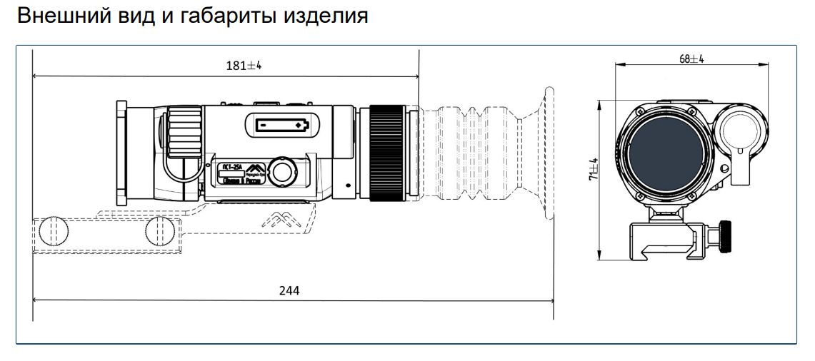 прицельные марки ПСТ-25A