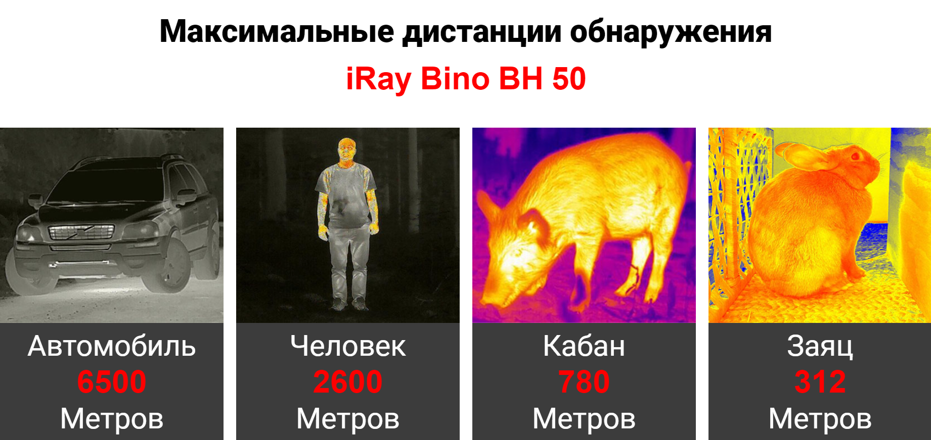 тепловизор iRay Bino BH 50