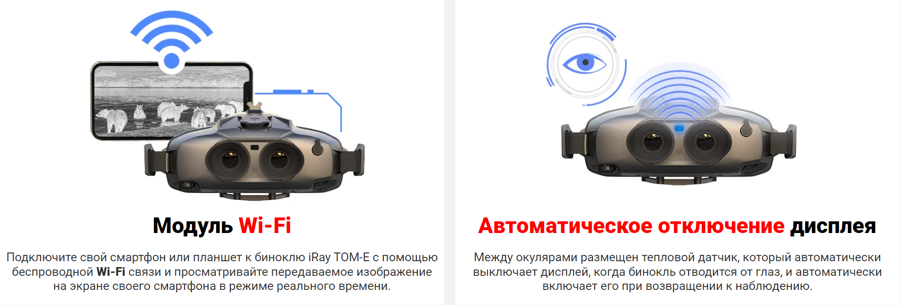 функционал iRay TOM-E