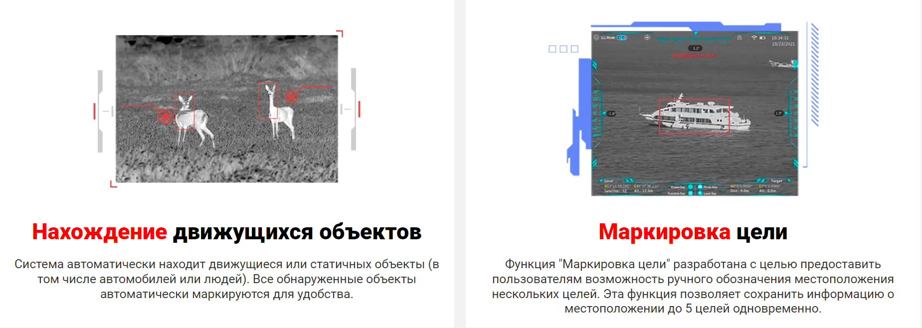 характеристики бинокля iRay TOM-E
