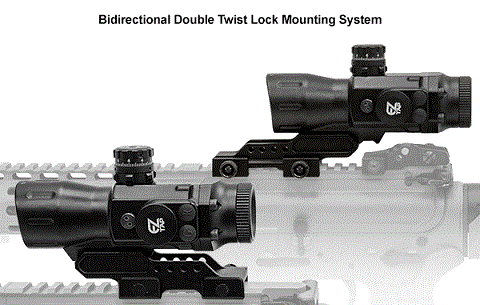 фото оптического прицела LEAPERS Prism T4 CQB 4X32 (грав. Circle Dot) SCP-T4IECDQ