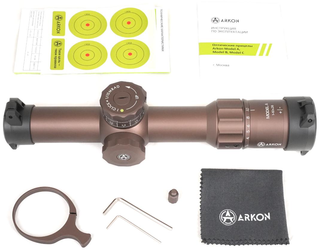 оптический прицел модель ARKON Model A 1-10х28 FDE