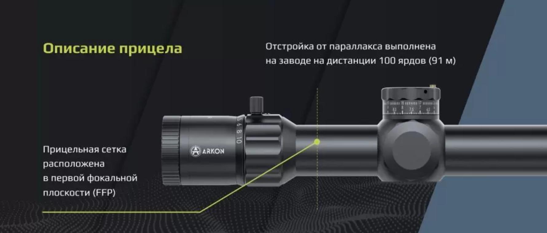 преимущества ARKON Model A 1-10х28