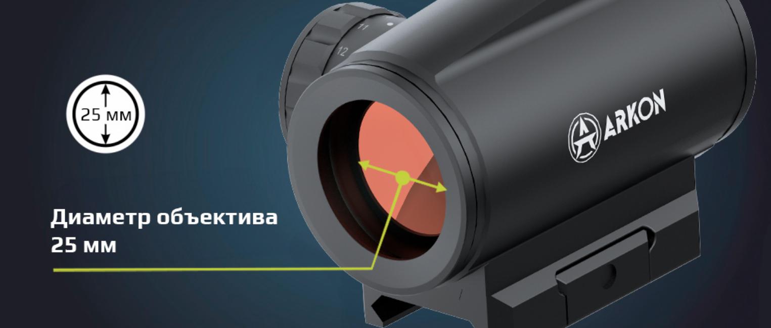 особенности Arkon Pointer 1x25D