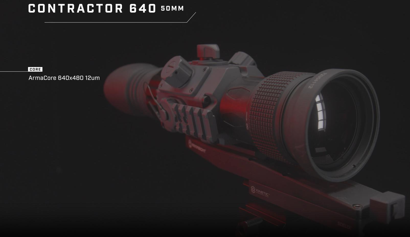 тепловизионный прицел модель Armasight Contractor 640 3-12x50