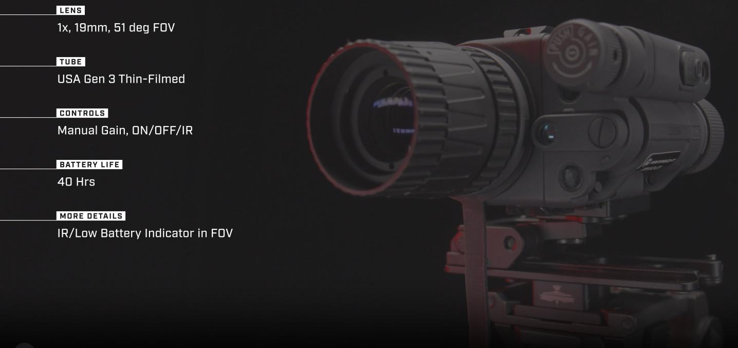 характеристики Armasight MNVD-51 Gen 3 Pinnacle