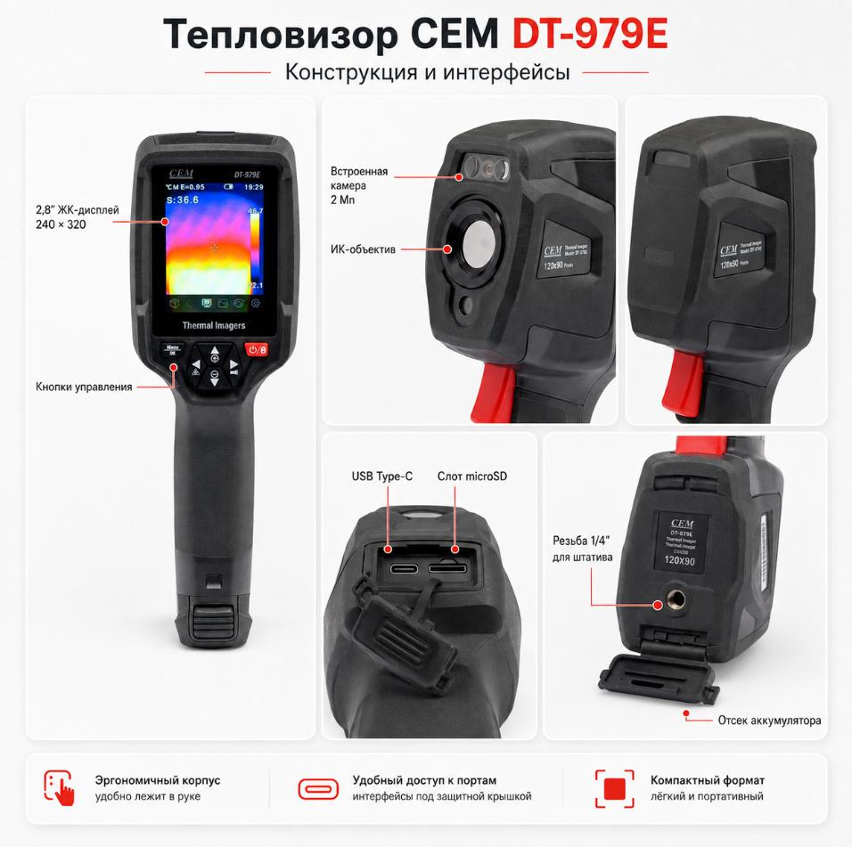 особенности CEM DT-979E