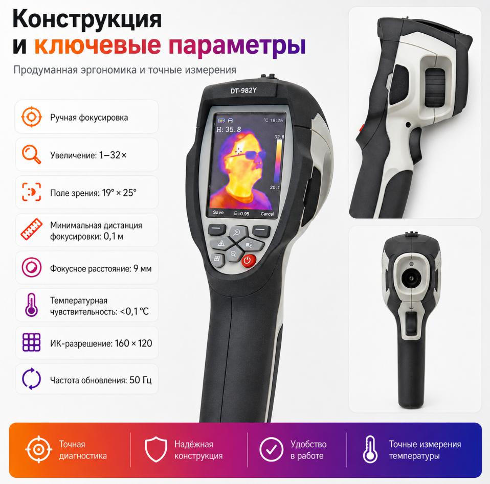 особенности CEM DT-982Y
