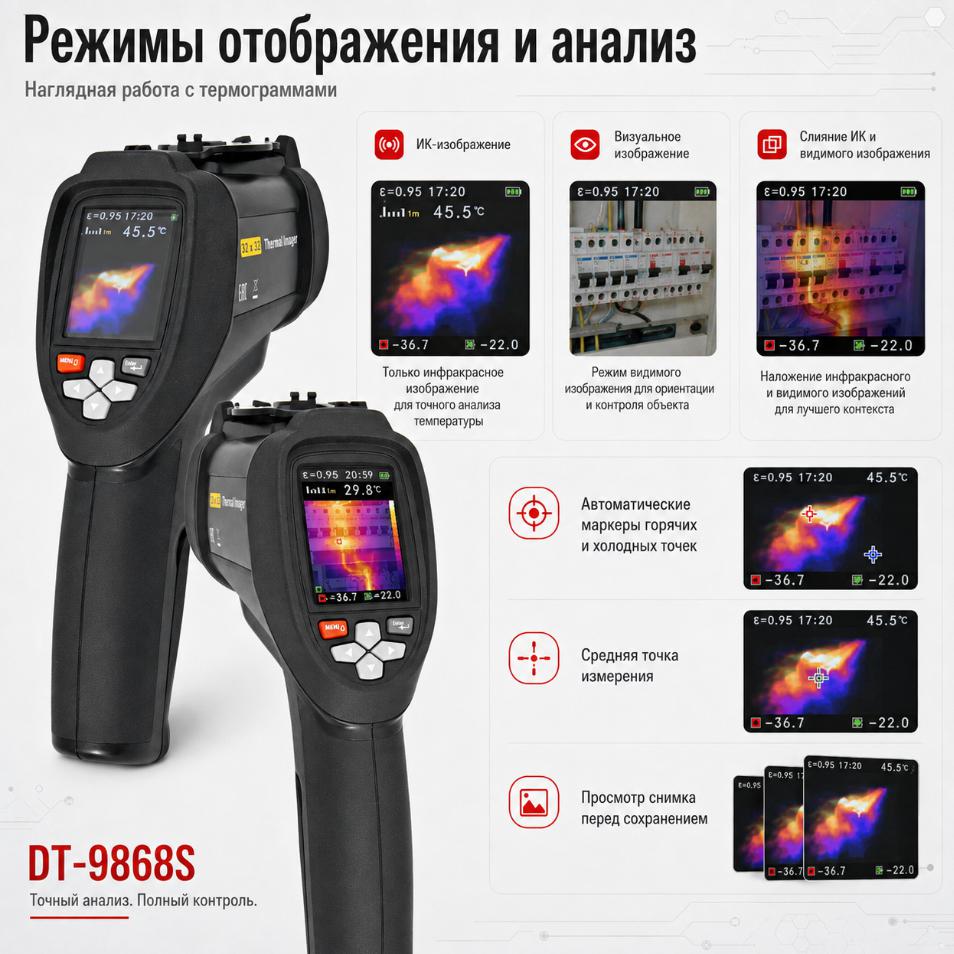 особенности CEM DT-9868S