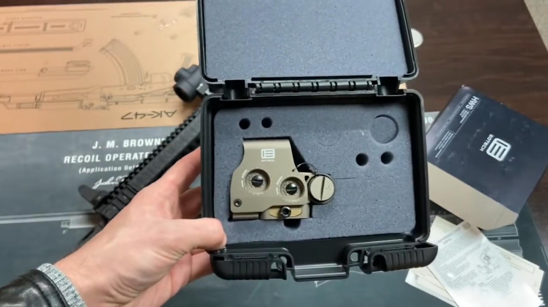 голографический коллиматорный прицел модель EOTech EXPS3-0 TAN