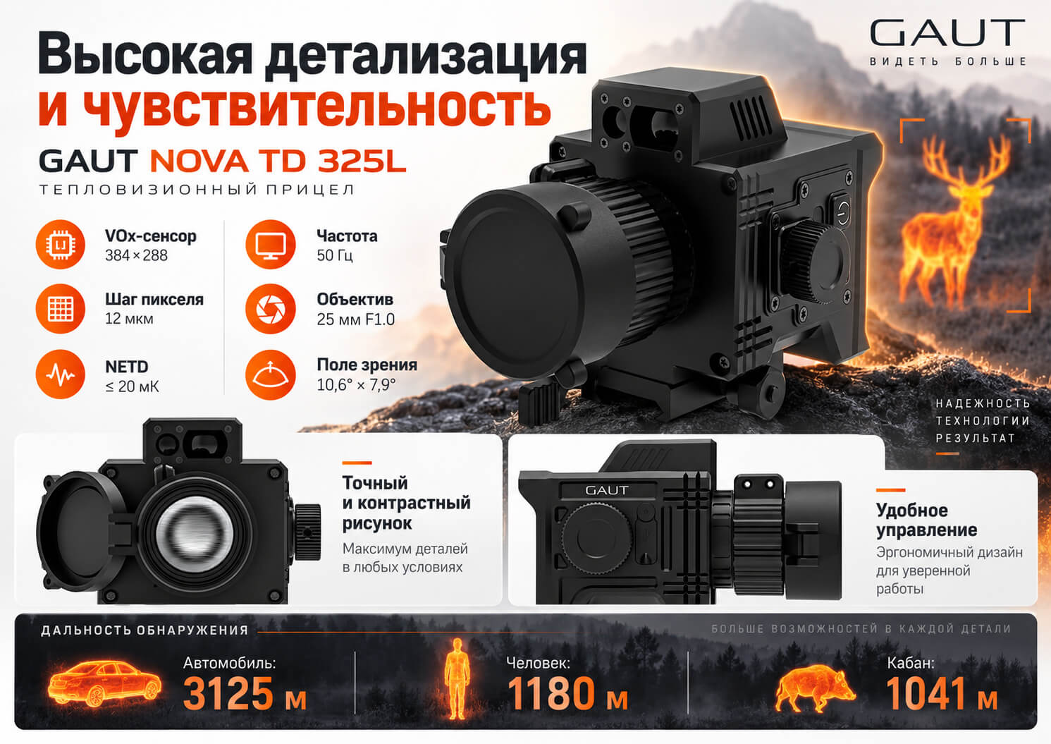 особенности Gaut Nova TD 325L