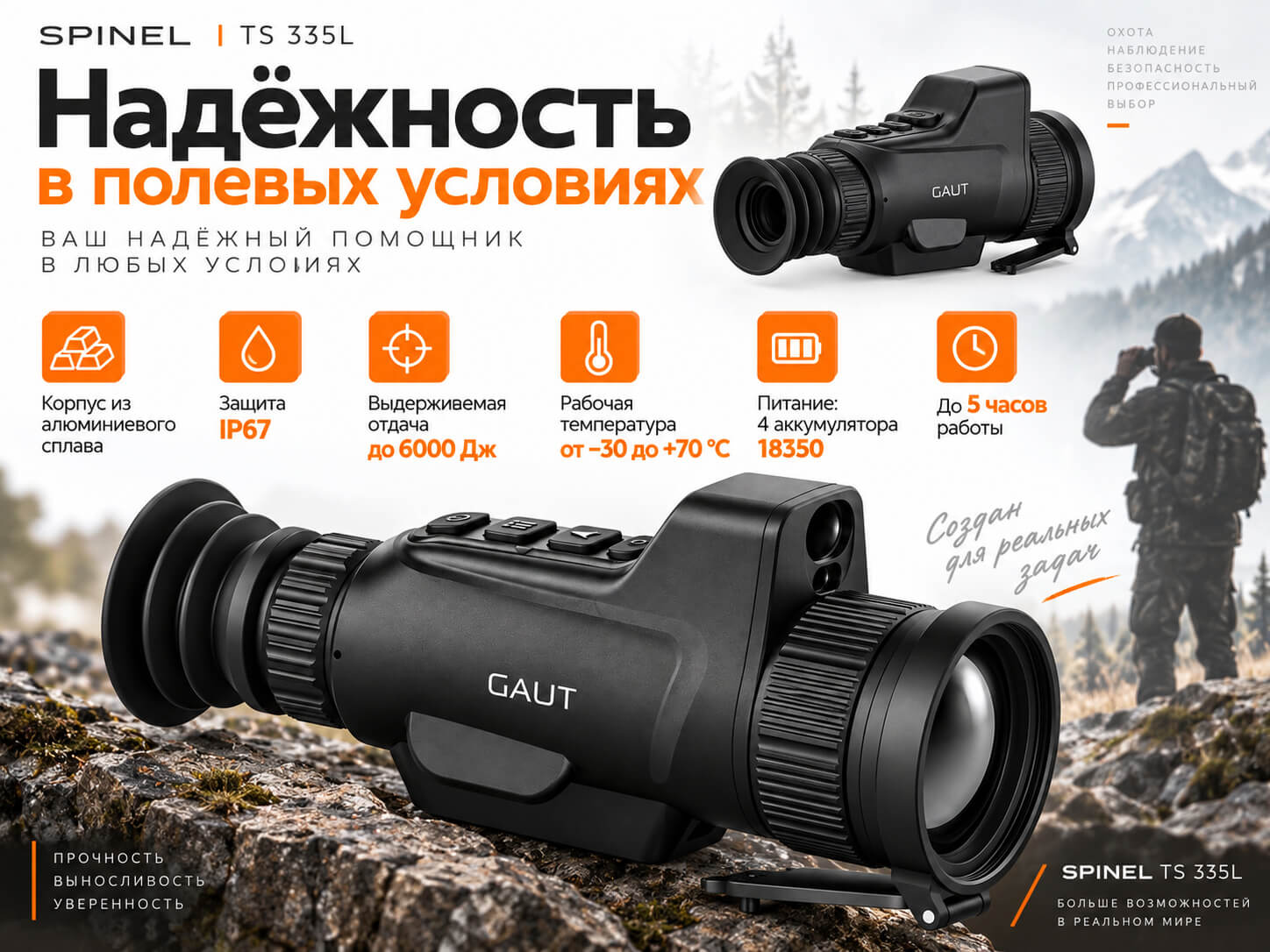 характеристики Gaut Spinel TS 335L