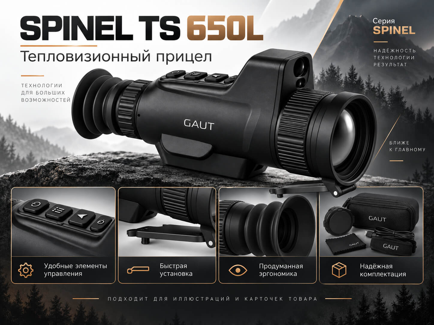 характеристики Gaut Spinel TS 650L