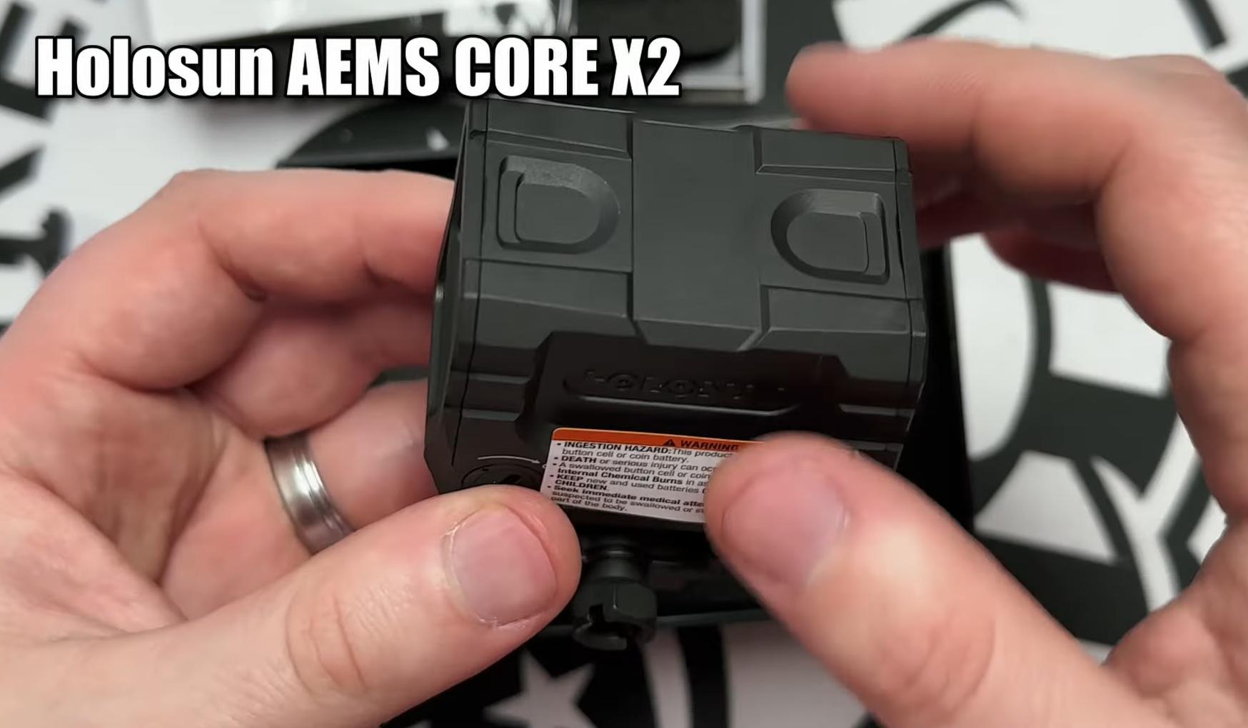 комплектация Holosun AEMS CORE X2-RD, красная марка