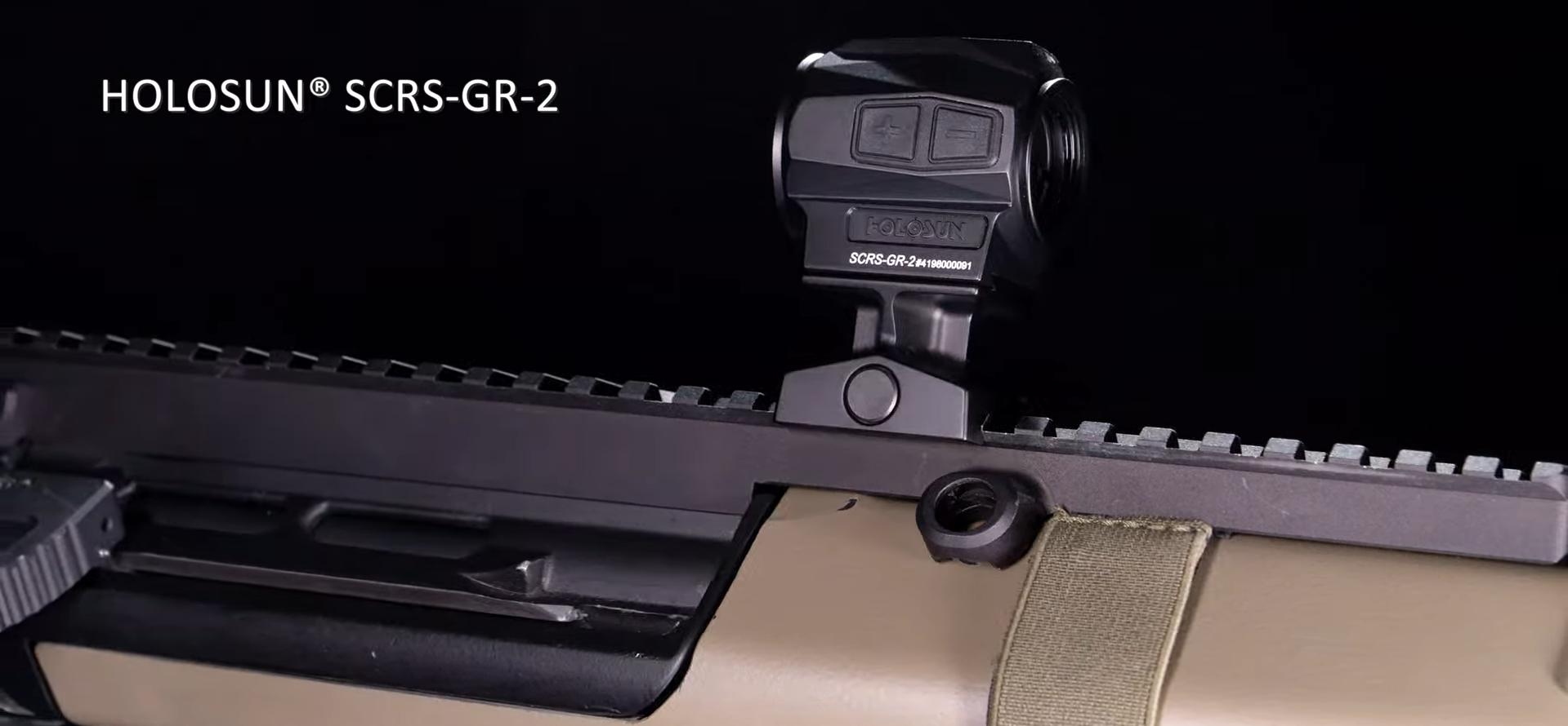 коллиматорный прицел Holosun SCRS GR 2 зелёная марка