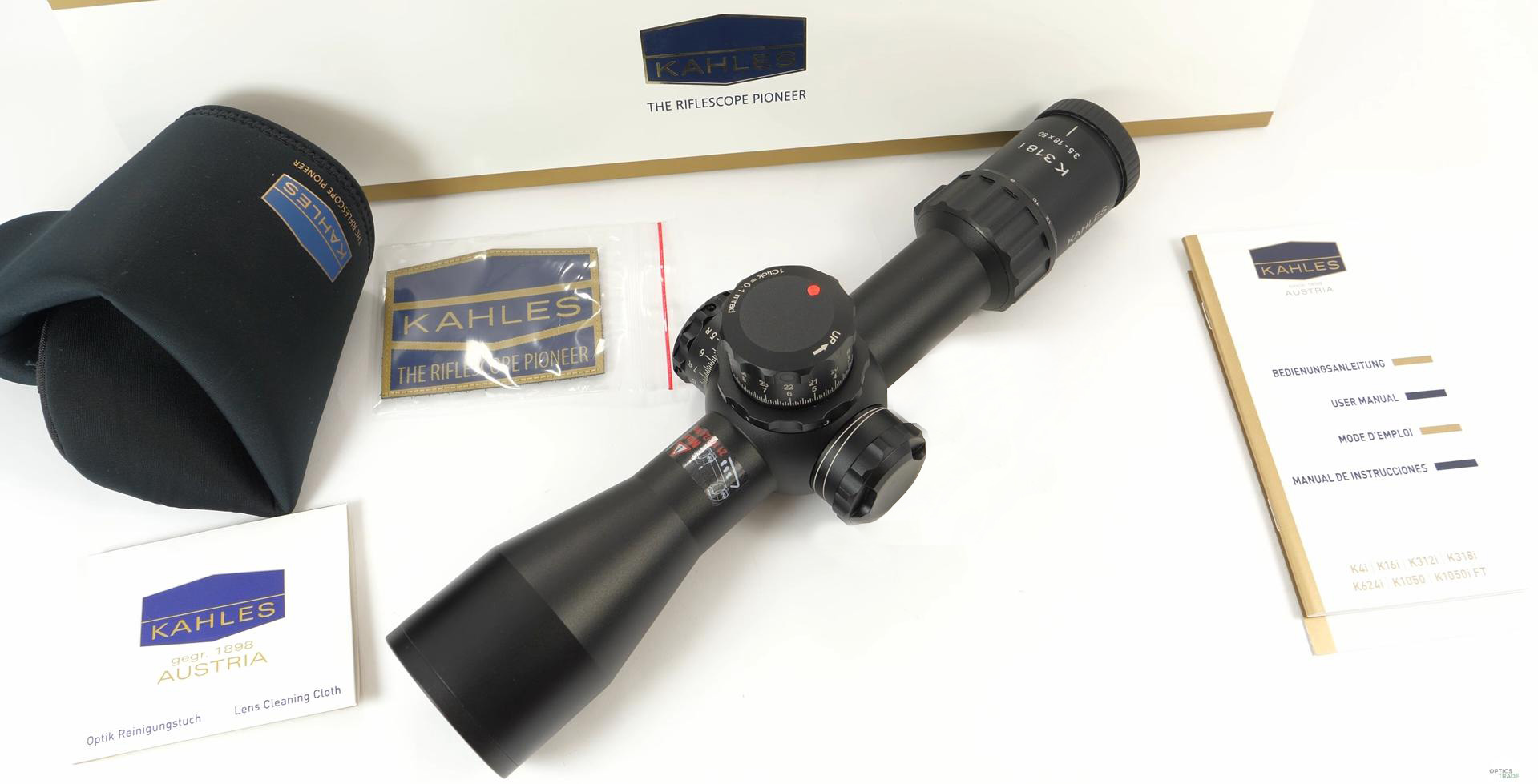 особенности Kahles K318i 3,5-18x50 (Tremor 3)