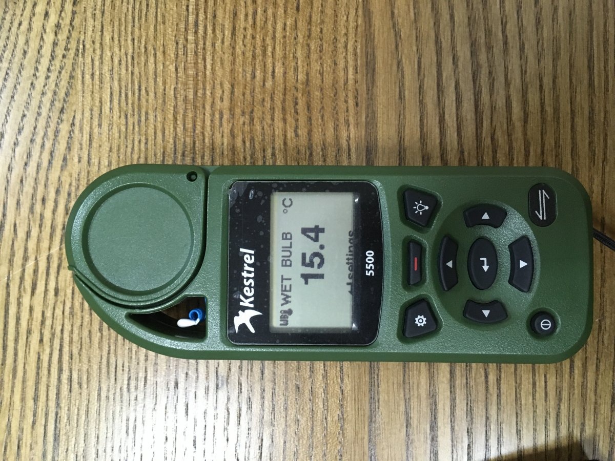 характеристики Kestrel 5500 с функцией LiNK + Vane Mount / Olive