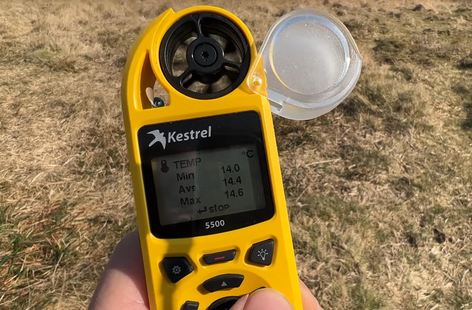 комплектация Kestrel 5500 с функцией LiNK + Vane Mount / Yellow