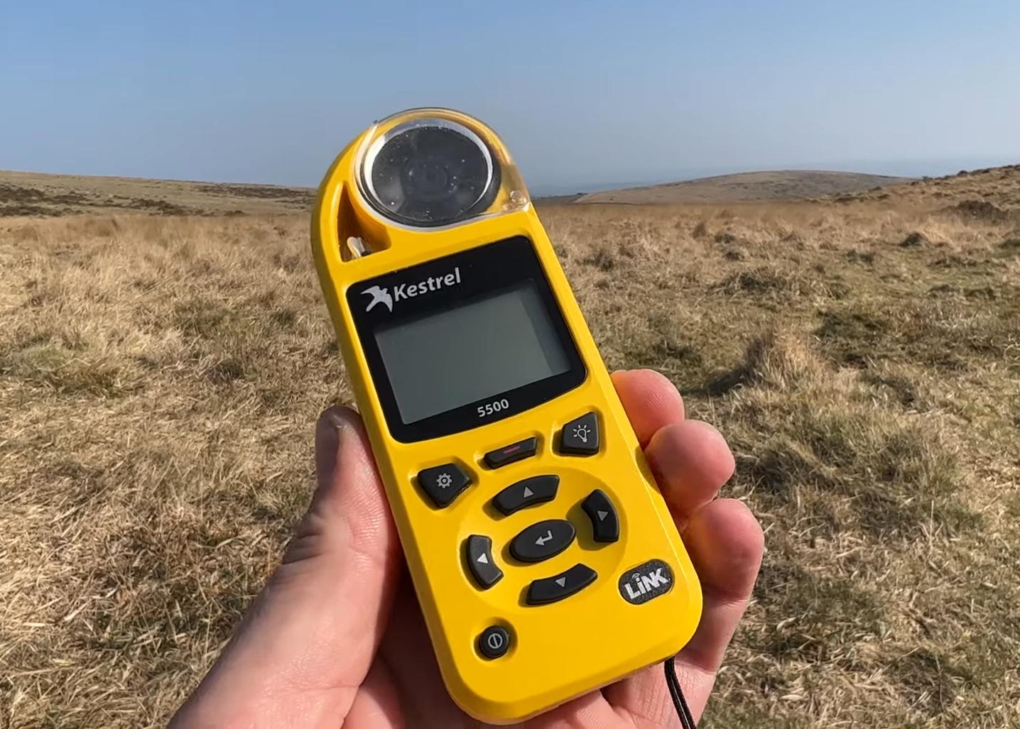 метеостанция модель Kestrel 5500 с функцией LiNK + Vane Mount / Yellow