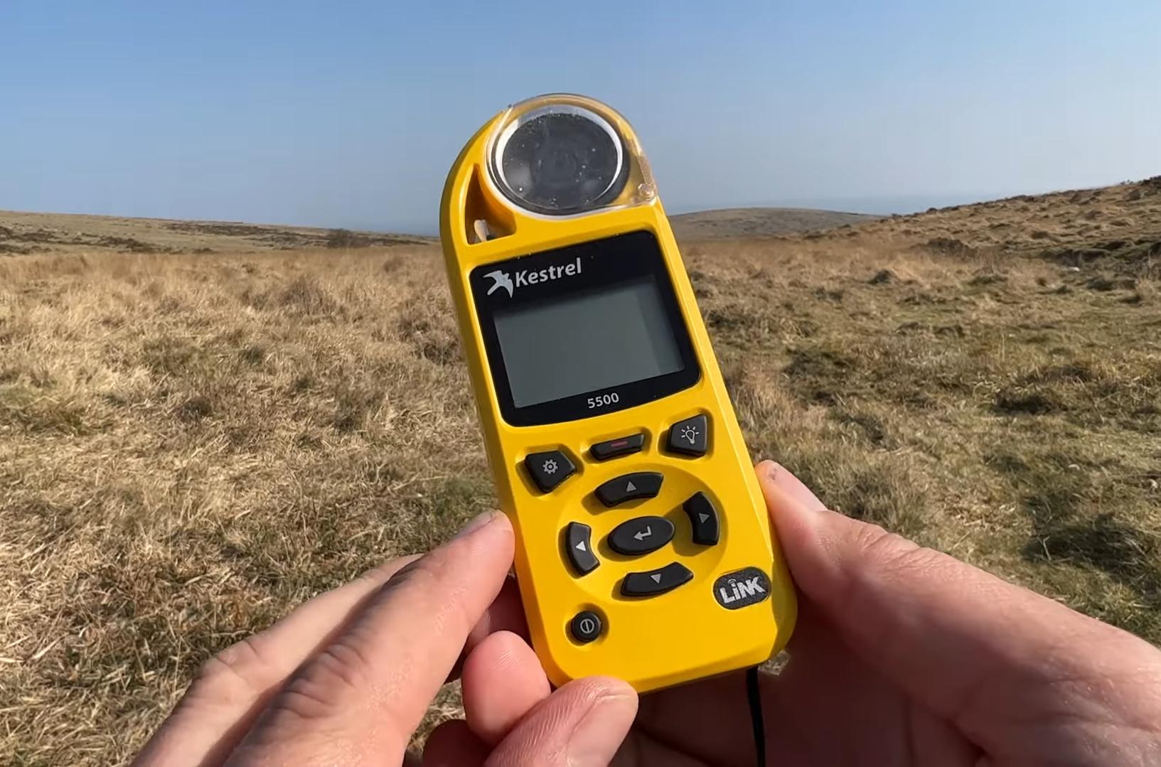 особенности Kestrel 5500 с функцией LiNK + Vane Mount / Yellow