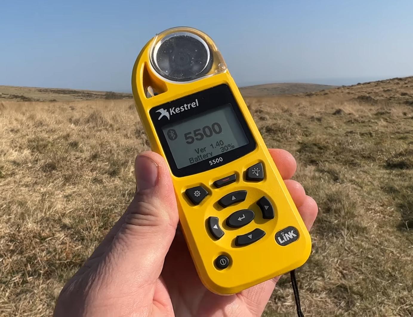 фото Kestrel 5500 с функцией LiNK + Vane Mount / Yellow