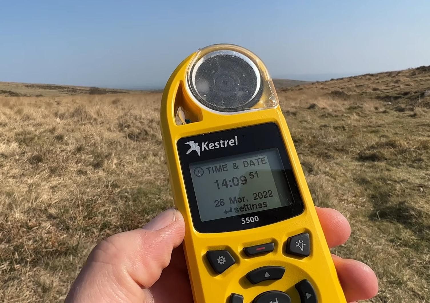 метеостанция Kestrel 5500 с функцией LiNK + Vane Mount / Yellow