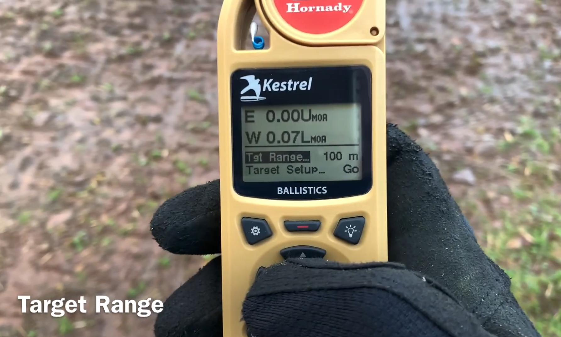 изображение Kestrel 5700 Ballistics с функцией Hornady 4DOF