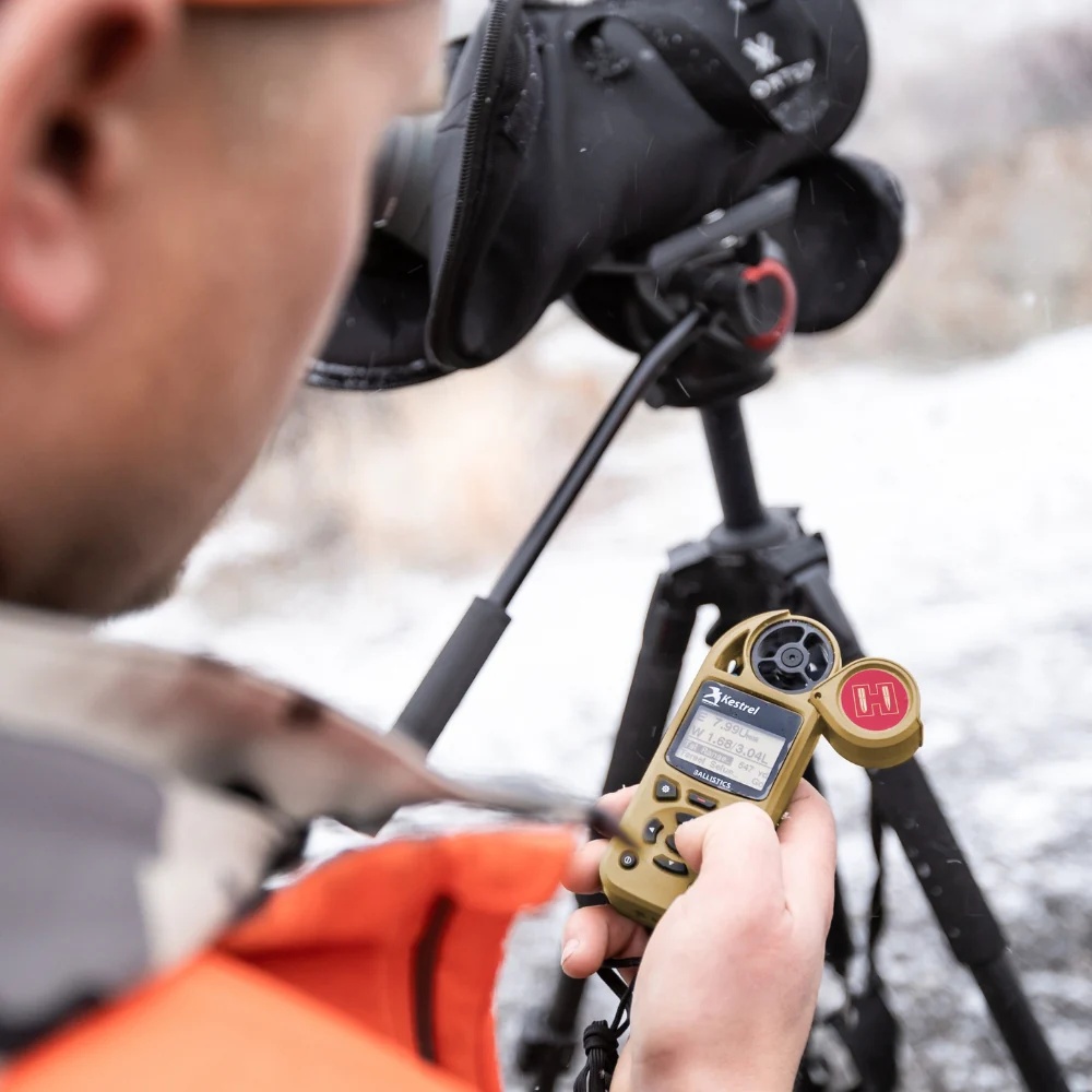 особенности Kestrel 5700 Ballistics с функцией Hornady 4DOF