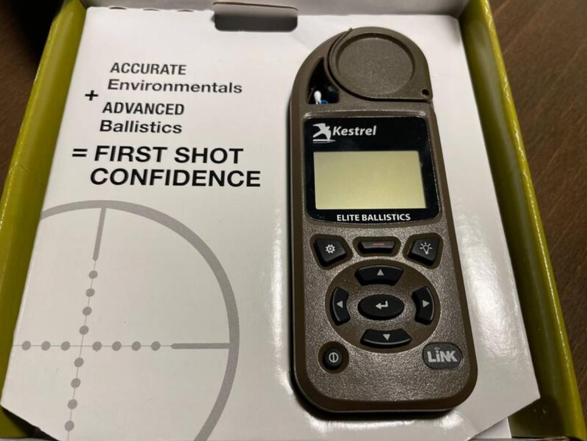 особенности Kestrel 5700 Elite with Applied Ballistics с функцией LiNK / Flat Dark Earth