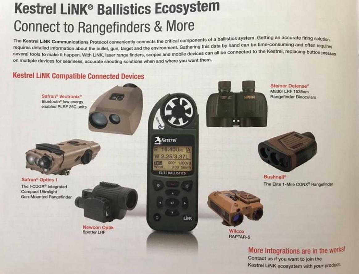 фото Kestrel 5700 Elite with Applied Ballistics с функцией LiNK / Flat Dark Earth