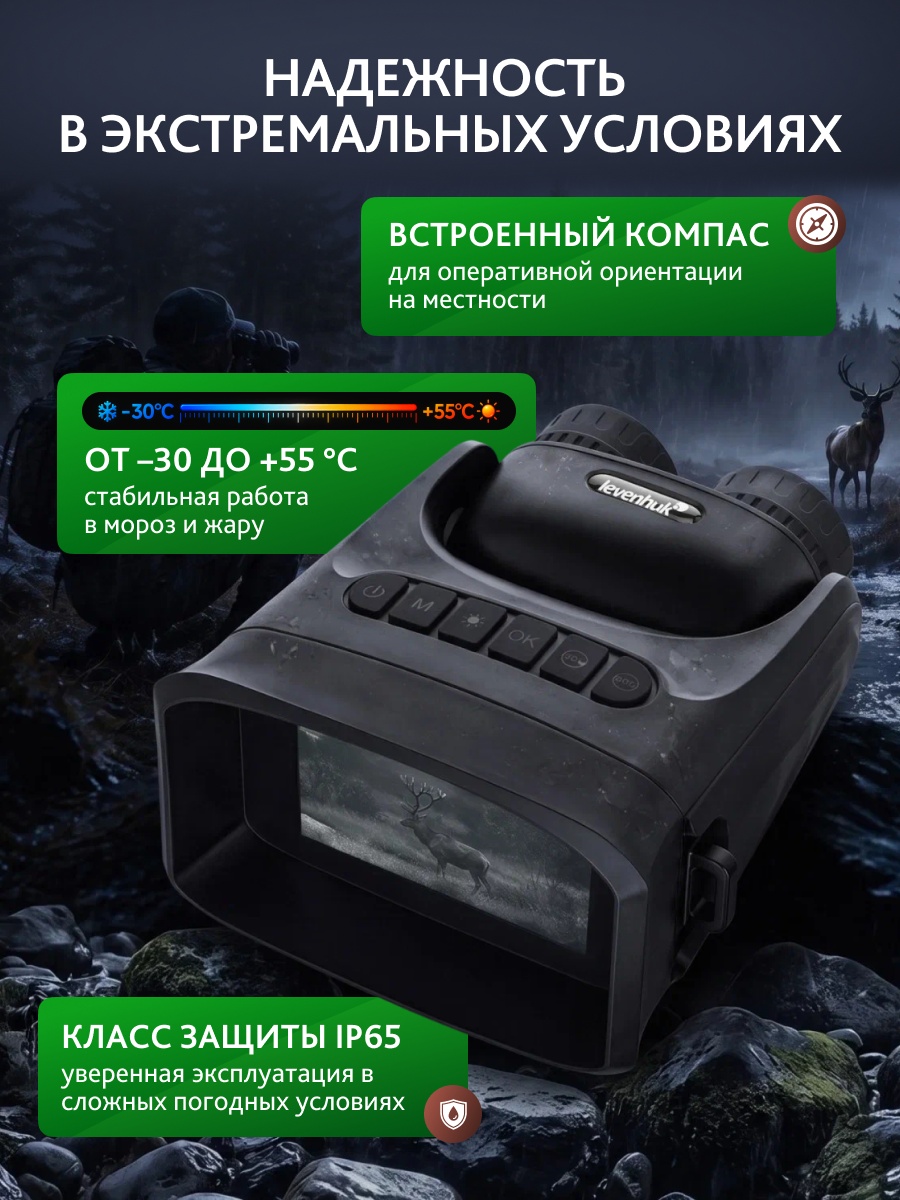 преимущества Levenhuk Halo 40XN