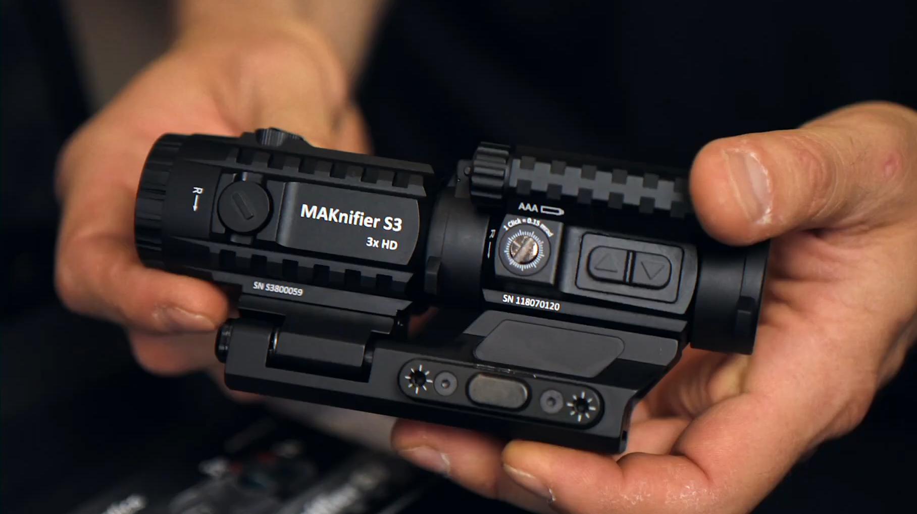 особенности MAKnifier S3 с креплением MAKflip