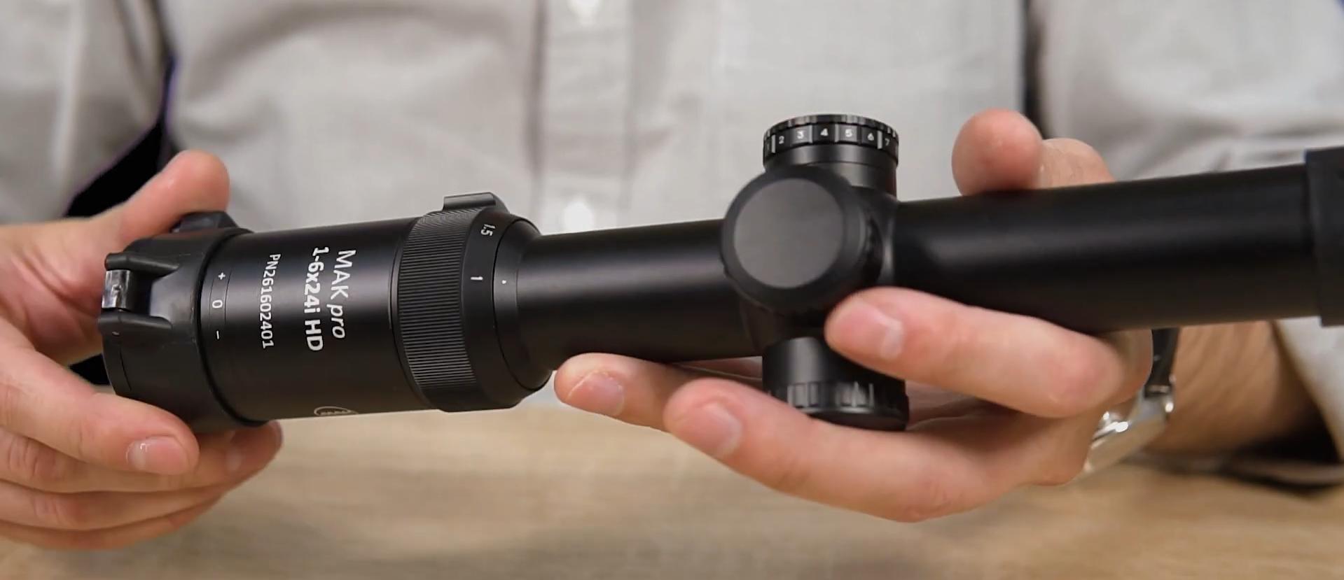 оптический прицел  модель MAKpro 1-6x24i HD