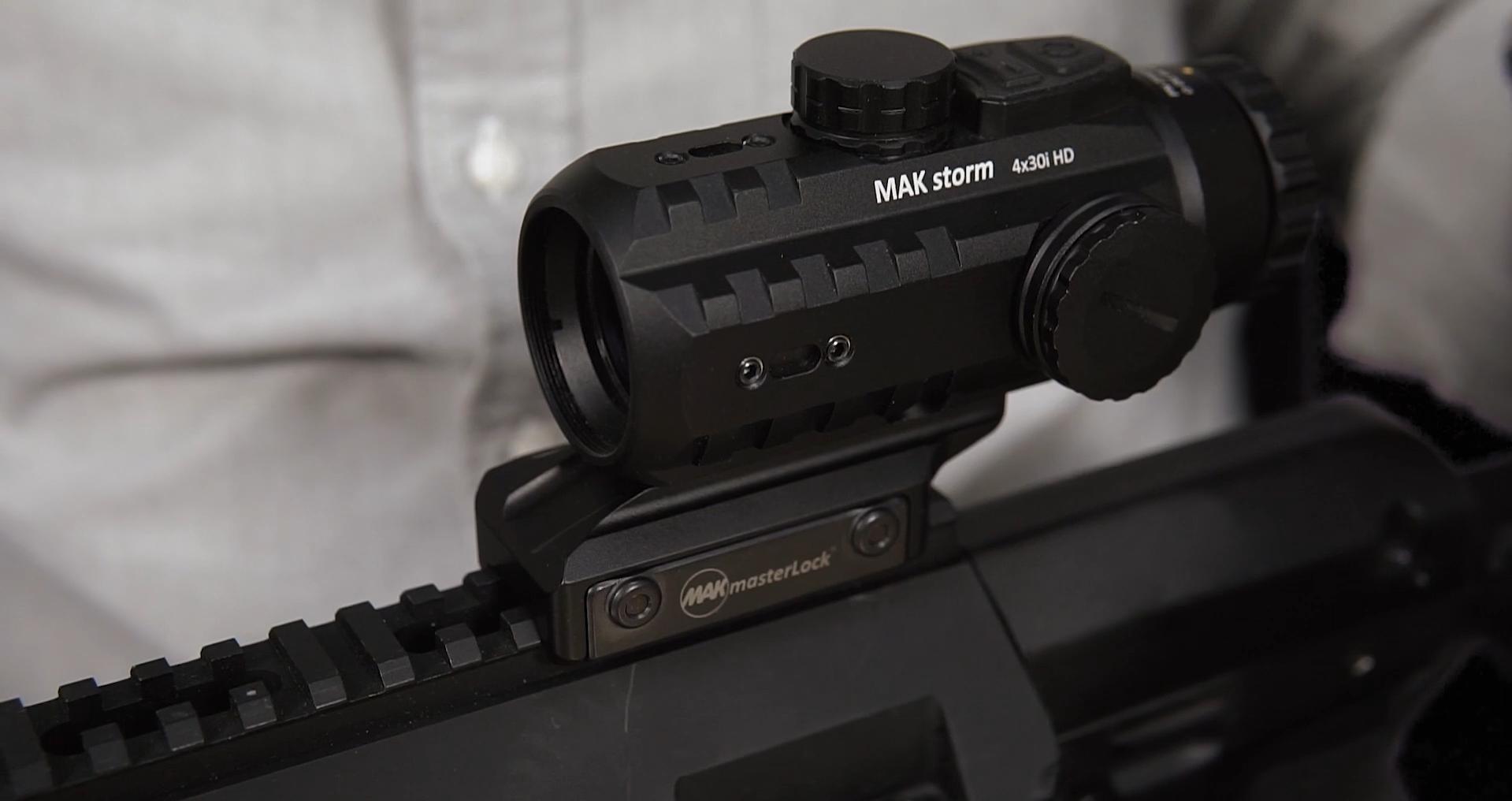 оптический прицел  модель MAKstorm 4x30i HD (кронштейн MAKmasterLock)