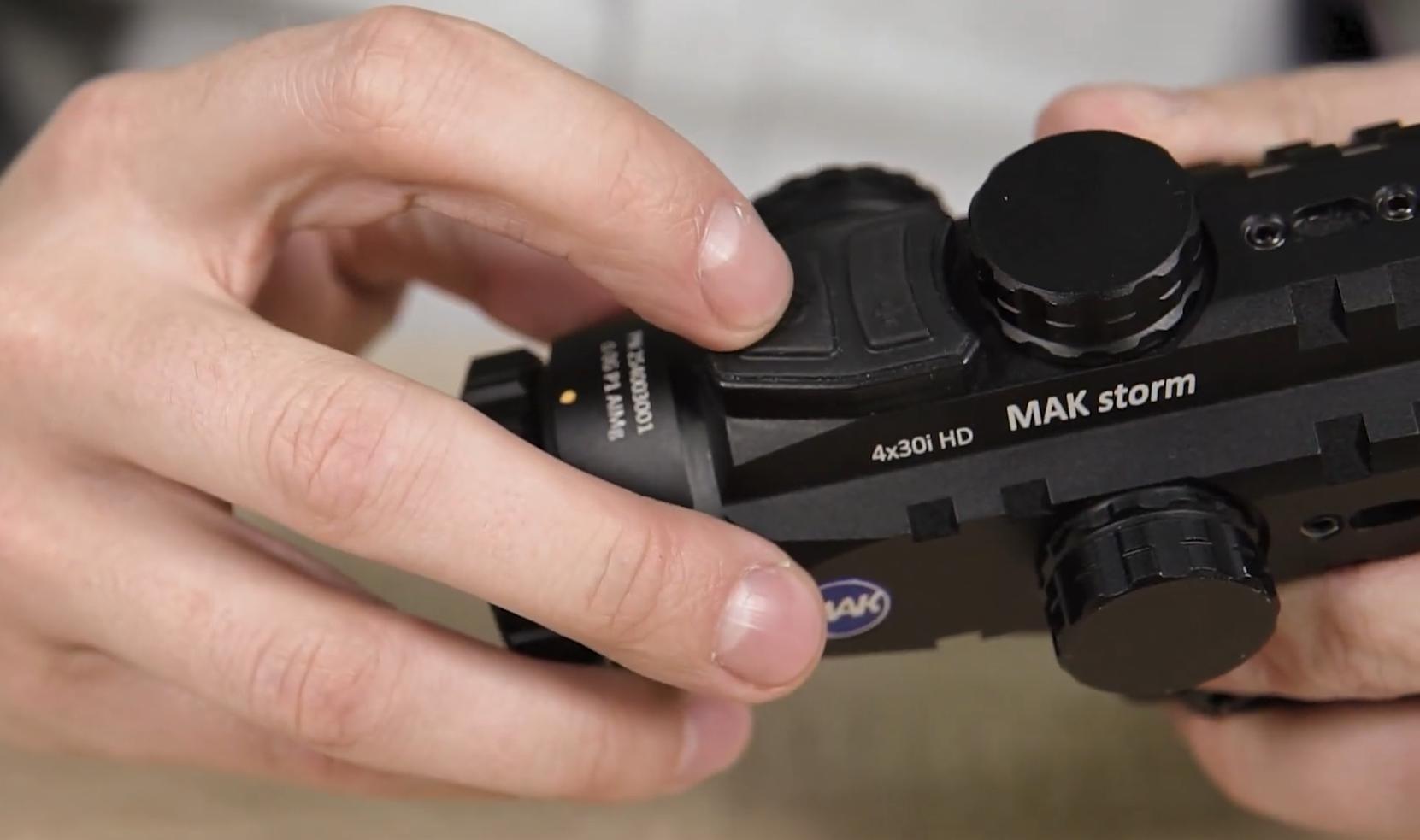 оптический прицел  MAKstorm 4x30i HD