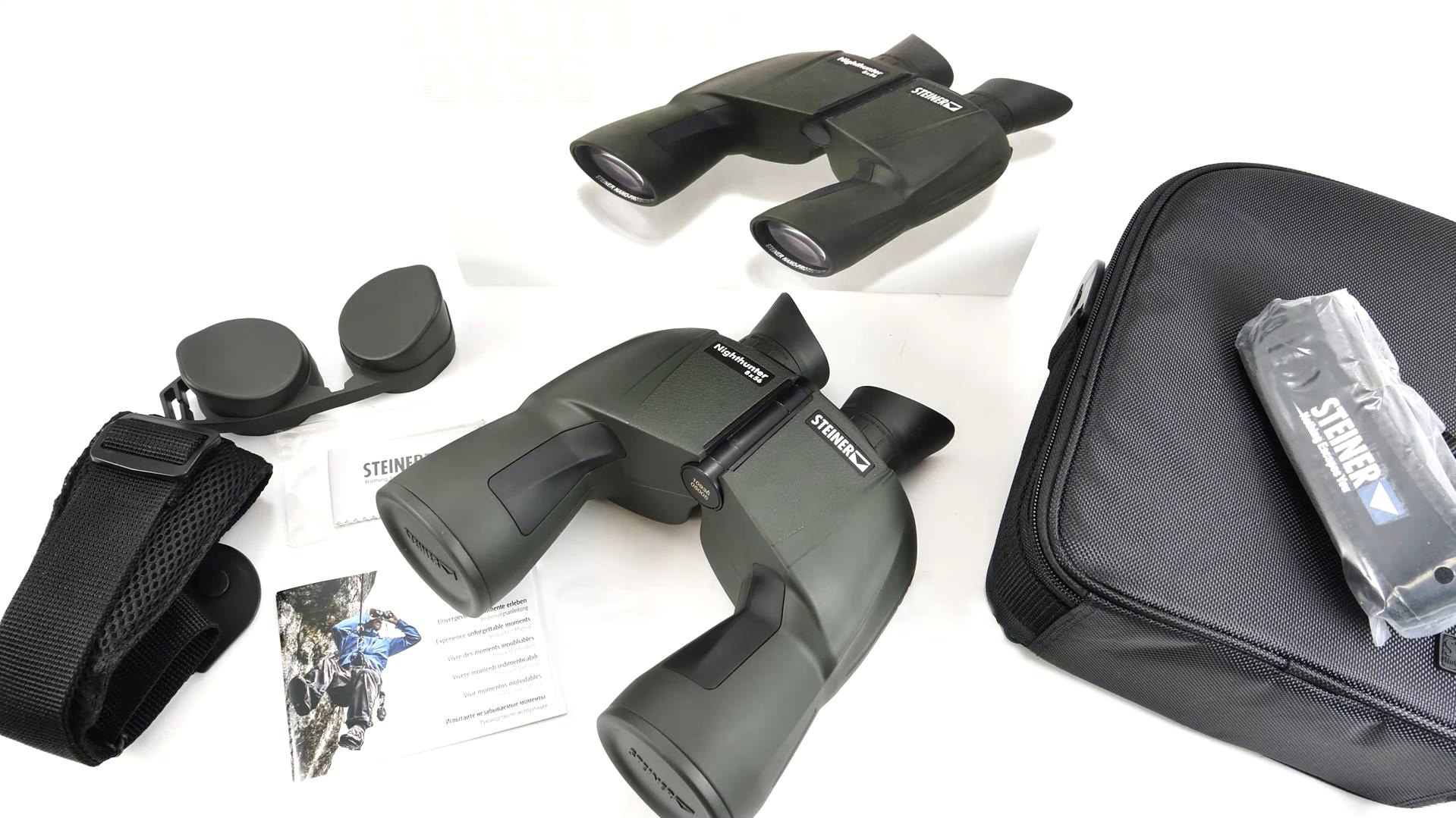 оптический бинокль модель Steiner Nighthunter 8x56 bundle