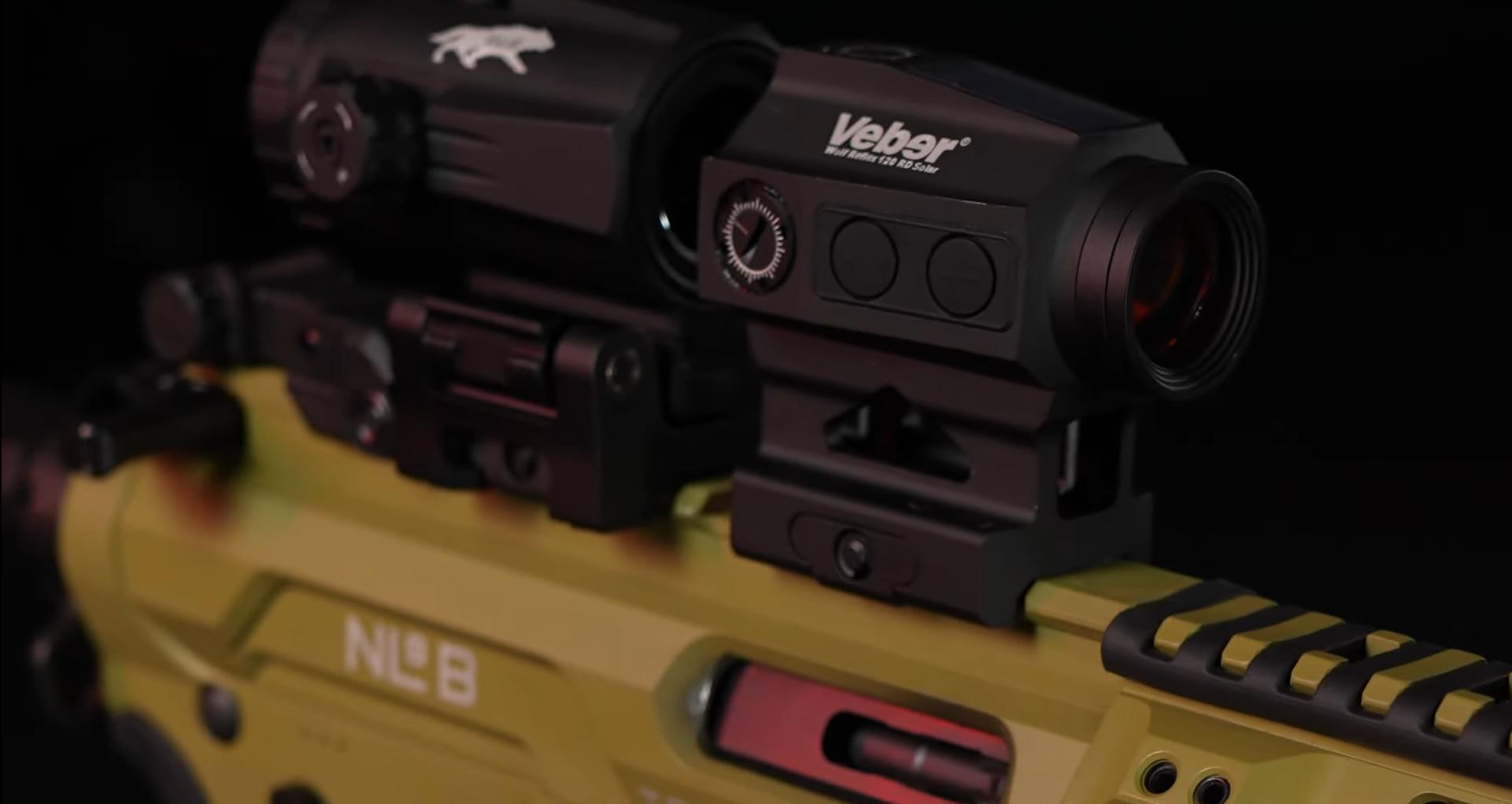 прицел коллиматорный модель Veber Wolf Reflex 120 RD Solar