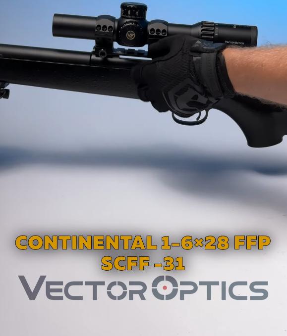оптический прицел модель Vector Optics Continental 1-6x28 Tactical FFP (SCFF-31)
