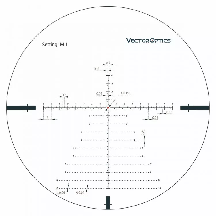 преимущества Vector Optics Continental 4-24x56 Tactical FFP VCT (SCFF-29)