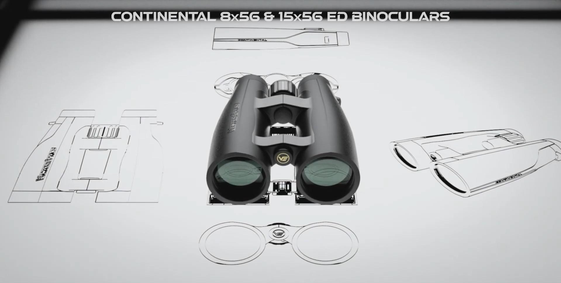 оптический бинокль Vector Optics Continental 8х56 ED (SCBO-10)