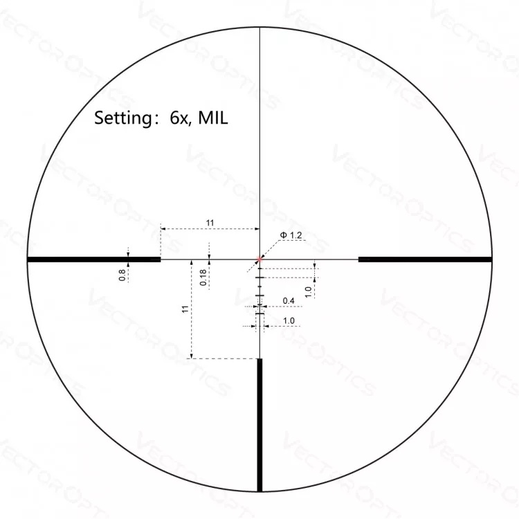 внешний вид Vector Optics Continental X6 1-6x24I FIBER Tactical (SCOC-44)