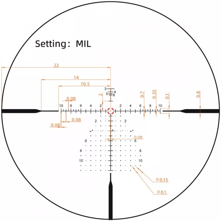 внешний вид Vector Optics Continental X6 2-12x44 FFP RAR (SCFF-69)