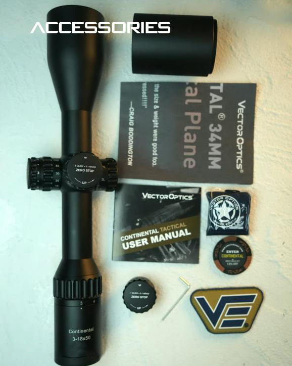 оптический прицел модель Vector Optics Continental X6 3-18х50 Tactical ARI (SCOL-53)
