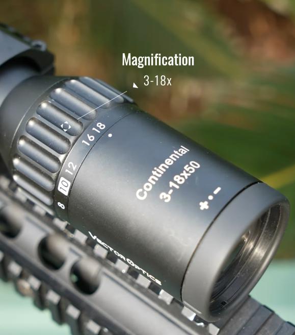 особенности Vector Optics Continental X6 3-18х50 Tactical ARI (SCOL-53)