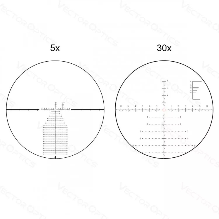 преимущества Vector Optics Continental X6 5-30x56 34ММ FFP VEC-MBR (SCFF-41)